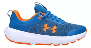 Tenis Under Armour Correr Charged Revitalize Niño Azul