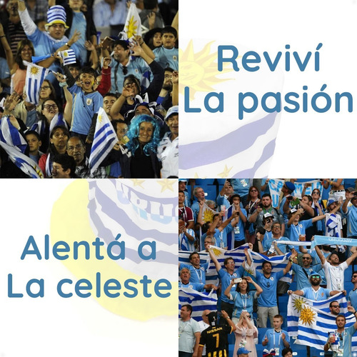 Imagen 3 de 6 de Gorro Sombrero Cotillón Mundial Uruguay Futbol - Otec