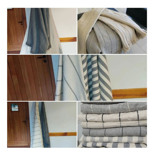 Imagen 9 de 9 de Pie De Cama Rusticos , Telar.lisos Y Rayados 60 Cm X190