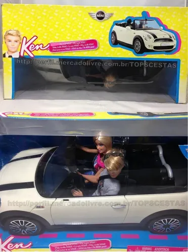 Mini cooper hot sale barbie car