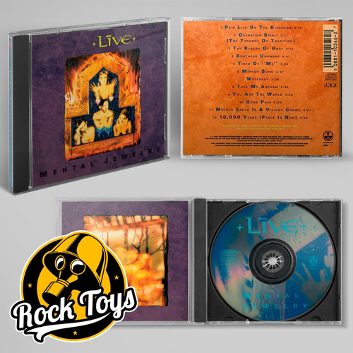 Live - Mental Jewelry 1991 Cd Vers. Usa (Reacondicionado)