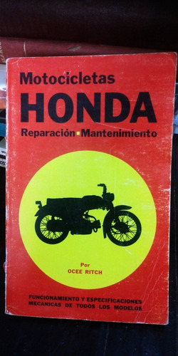 Motocicletas Honda Reparacion Mantenimiento Ocee Ritch