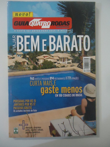 Viajar Bem E Barato Edição 2008 Guia Quatro Rodas