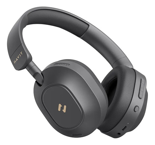 Headphone H668bt Cancelamento Ativo De Ruído Hi-res Preto Preto