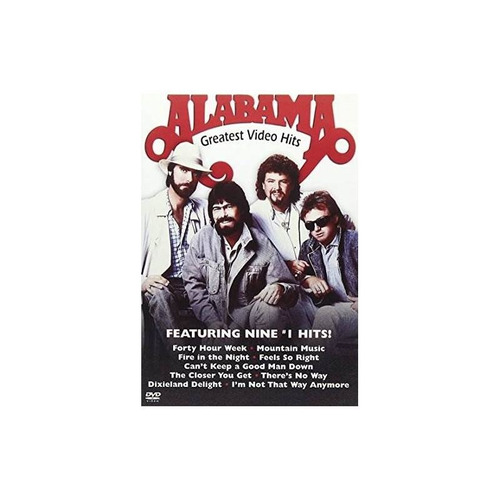 Alabama Greatest Video Hits Usa Import Dvd Nuevo