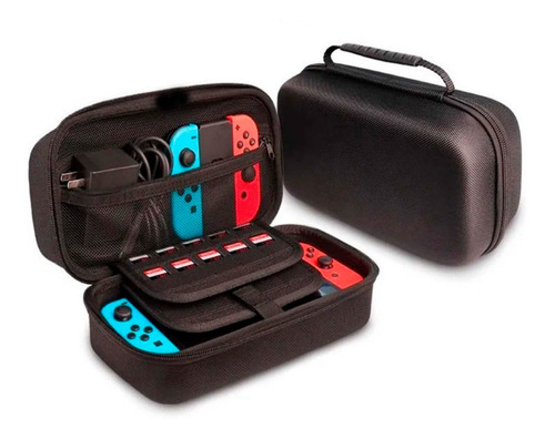 Protector Funda Con Compartimentos Para Nintendo Switch  