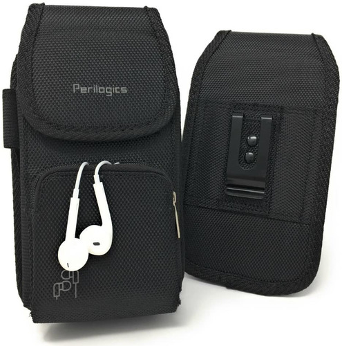Imagen 1 de 6 de Funda Con Cierre Magnético Perilogics Celular De Nailon
