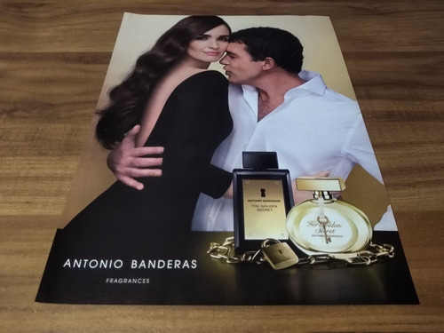 (pg849) Antonio Banderas * Publicidad The Golden Secret