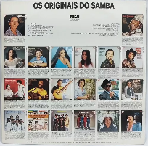 Lp Vinil - Os Originais Do Samba - Os Grandes Sucessos