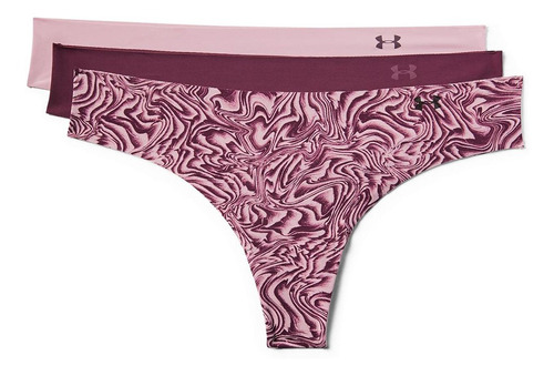 Bombacha Under Armour Thong Pack 3 Violeta - 694