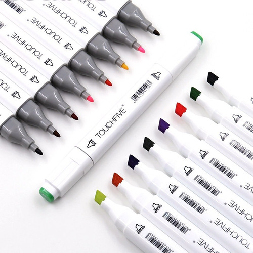 Marcadores Tipo Copic 30 Canetas + Bolsa - Marca Touchfive