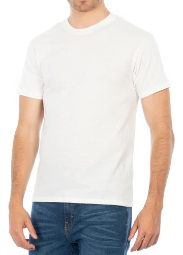 Pack 3 Pzs Playera Caballero Hombre Cuello Redondo Algodon