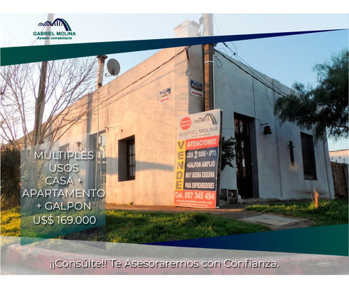 Venta Casa + Apartamento + Galpón. Oportunidad!!