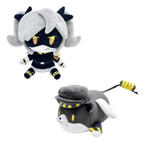 2pcs Nuevo Peluche Uzi Murder Drone J 12in&gato Policía