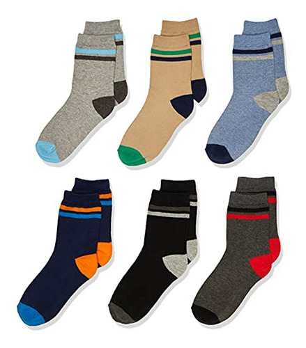 Jefferies Socks Big Boys  X26 39 Stripe Crew