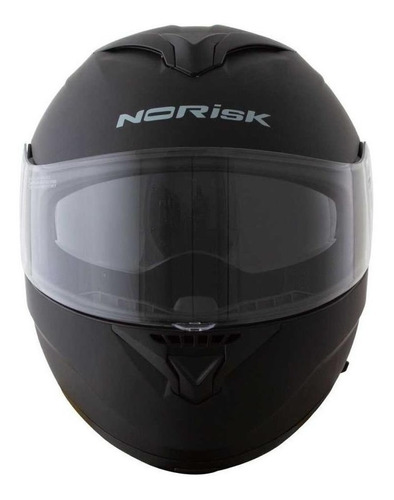 Capacete Escamoteável Norisk Force Preto Fosco Robocop Tamanho do capacete 61/62
