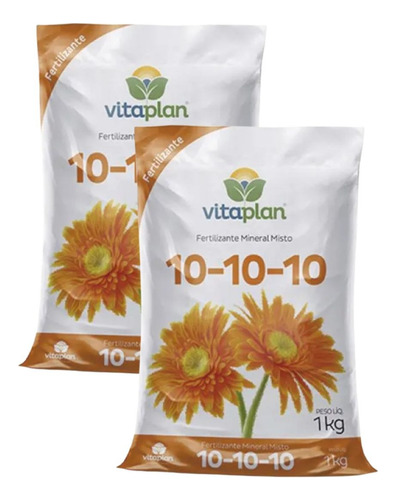 2kg Fertilizante Npk 10.10.10 Liberação Lenta - Promoção!