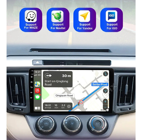 Central Multimídia Android Toyota Rav4 2013-19 8/core 10p 4g