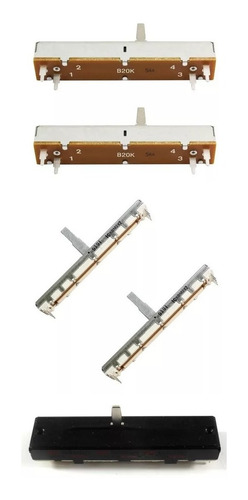Kit Potenciometros Xdj-r1 2 Faders + 1 Crossfader + 2 Pitchs