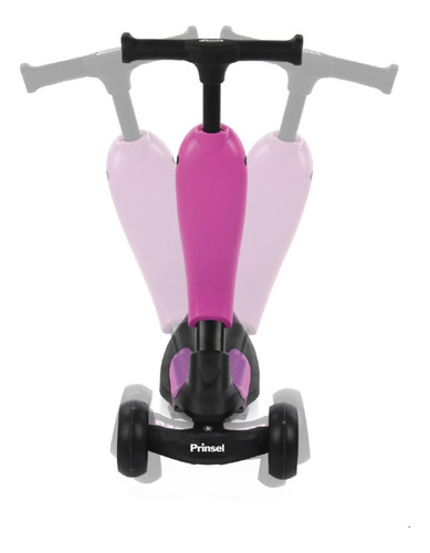 Scooter Prinsel Desing 2 En 1 Rosa Rosa