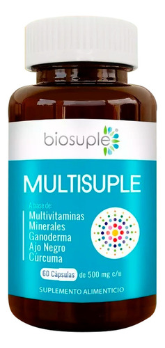 Multisuple Multivitaminico 60 Capsulas Sabor Sin sabor Biosuple