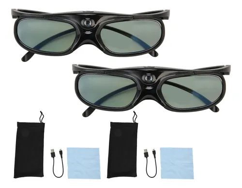 Gafas Para Proyector Dlp Link 3d Recargables De 144 Hz Refre