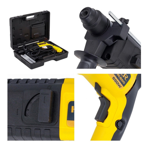Imagem 6 de 6 de Martelete Perfurador Sds Plus 650w Mr650 Hammer + Acessórios
