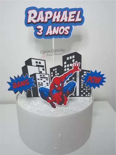 Topo de Bolo – Homem Aranha