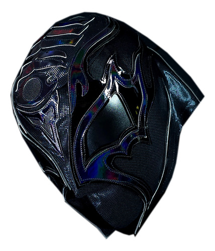 Mascara Luchador Semi Profesional Black Lucha Libre Lycra