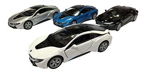 Kinsmart Bmw I8 escala 1: 36 super Coche, 4 pieza