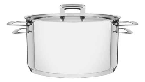 Cacerola Tramontina Brava Acero Inox Fondo Triple 22cm 3,6 L