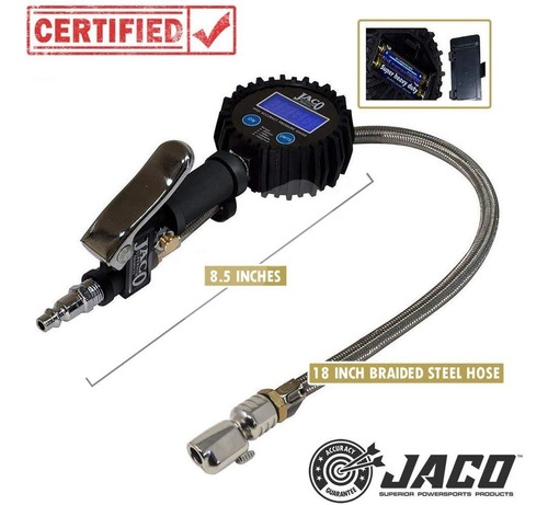 Neumático Del Jaco Flowpro Digital Con Manómetro - 200 Psi