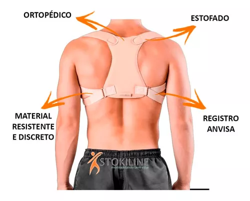 Corretor De Postura Cinta Postural Ajuda A Corrigir As Costa