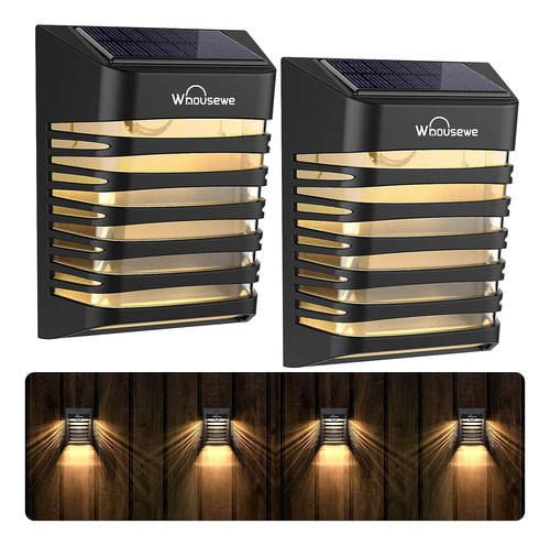 Luces Solares Para Cubierta De Valla, Luces Led Inalámbricas