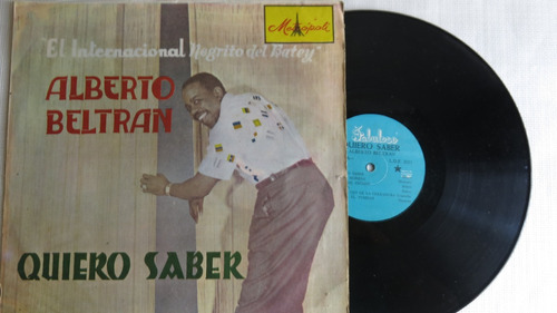 Vinyl Vinilo Lp Acetato Grandes Quiero Saber Alberto Beltran