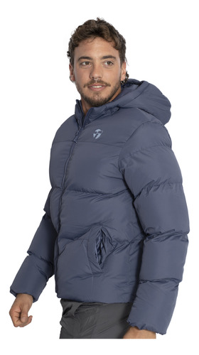 Campera Topper Puffer Iii Hombre Moda Azul