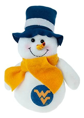 West Virginia Mountaineers Plush Snowman Christmas Tree...