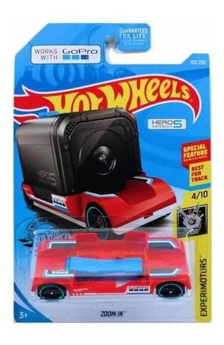 Auto Hotwheels Experimotors Zoom In Gopro Sessions 5!!!