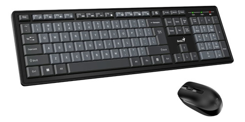 Combo Teclado Mouse Genius Km-8200 Inalambrico Español Pc