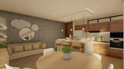 Townhouse(2r+r) En Venta En Sabbia En Temozón Norte