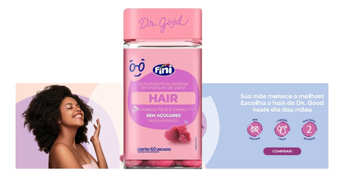Dr. Good Hair (cabelo, Pele E Unhas) 60 Pastilhas 1 Unidade