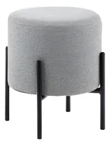 Comprar Puff Tom Alto Lino Gris Claro - Sophie Empapelados