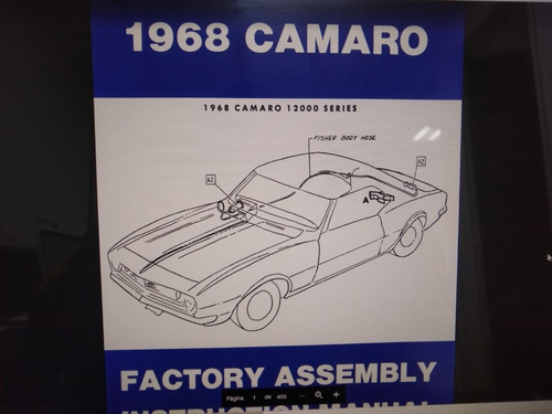 Manual Ensamblaje Camaro 1968 En Pdf