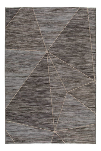 Tapete Decorativo Lesse 200x290 Cm Diseño de la tela 9501 Gris