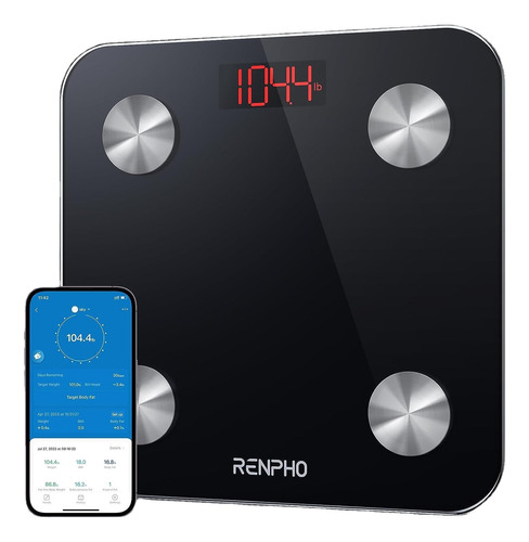 Báscula Renpho Digital Medición De Grasa Corporal Bluetooth