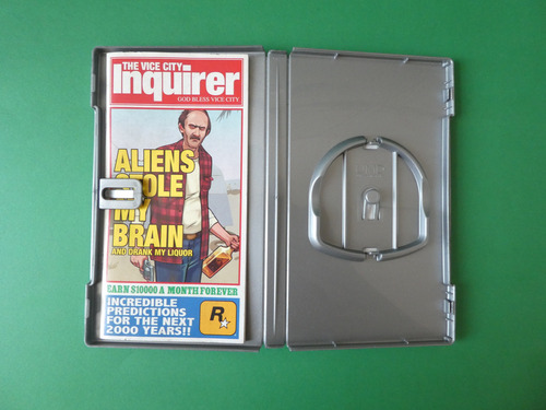 Estuche Vacio Psp ,grand Theft Auto Con Manual (Usado)