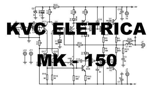 Placa Lisa Para Montar Amplificador 100w Rms Mono - Dudu