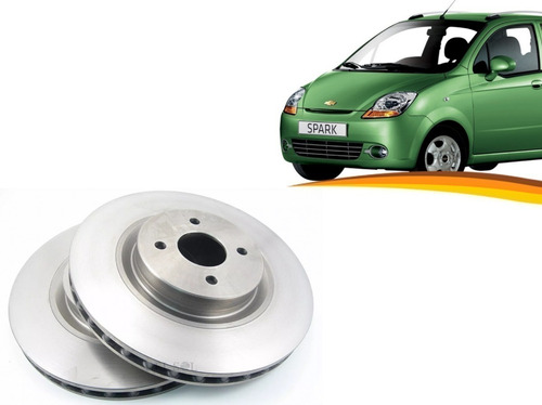 Par De Disco Freno Delantero Chevrolet Spark 2006 2010