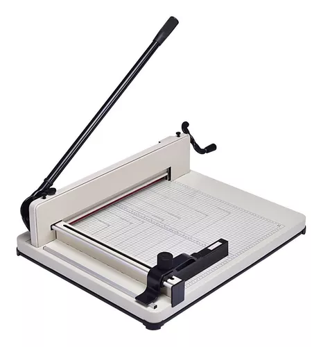  ​HFS cortadora de papel resistente estilo guillotina, cortadora  de base de metal y calidad comercial, de 17 pulgadas, para hojas A3/A4 :  Productos de Oficina