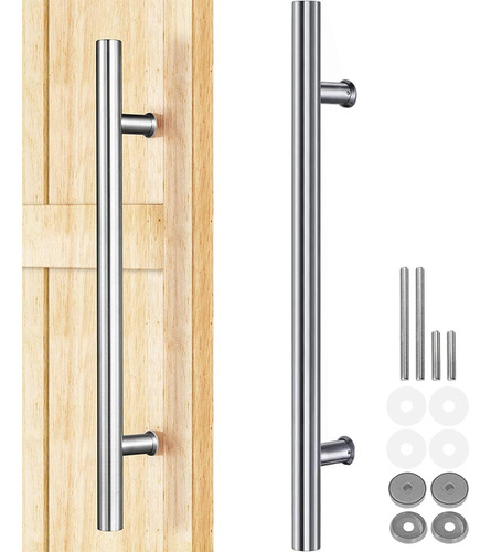 Manillon Puerta Acero Inoxidable 90cm Toda Clase De Puerta